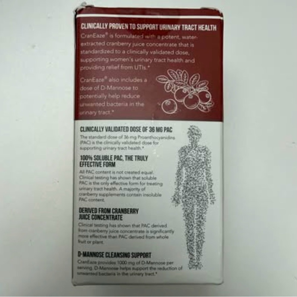 6 pack Triquetra CranEaze Cranberry Juice Extract Supplement - Picture 6 of 7